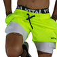 Conjunto de Short + Licra corta Verde Neon